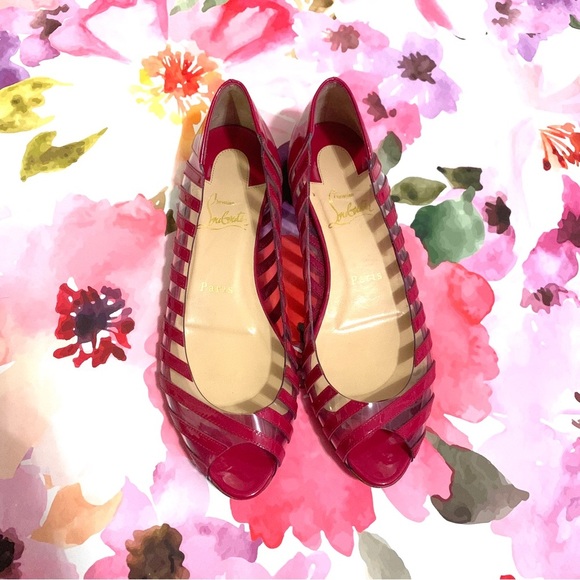 Christian Louboutin Shoes - 🎉HP💖 𝅺Christian Louboutin Jelly Flats 💗 Pink